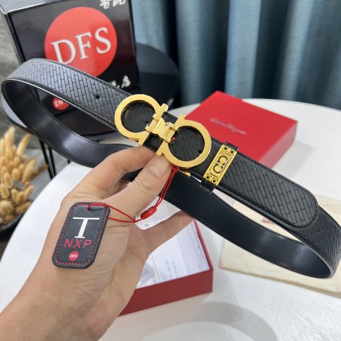 Streetwear Belt Ferragamo 319612 size:3.5cm