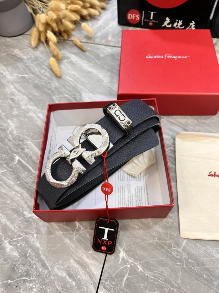 Streetwear Belt Ferragamo 319844 size:3.5cm