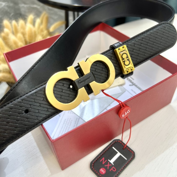 Streetwear Belt Ferragamo 319634 size:3.5cm