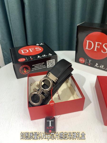 Streetwear Belt Ferragamo 319522 size:3.5cm