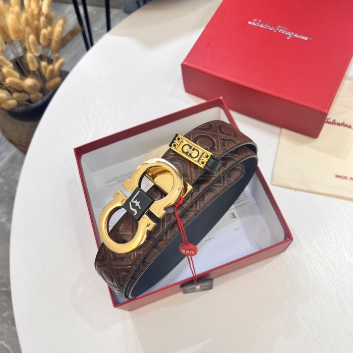 Streetwear Belt Ferragamo 319605 size:3.5cm