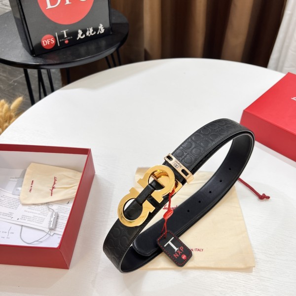 Streetwear Belt Ferragamo 319803 size:3.5cm