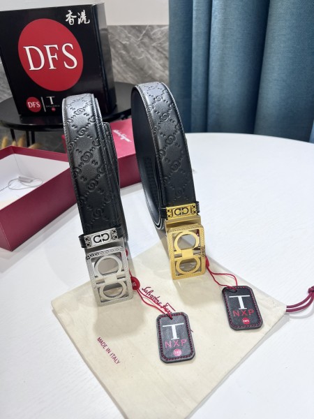 Streetwear Belt Ferragamo 319630 size:3.5cm