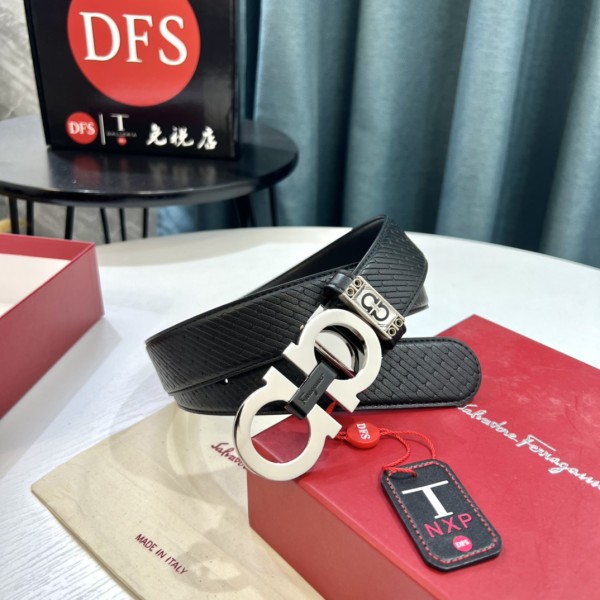 Streetwear Belt Ferragamo 319633 size:3.5cm