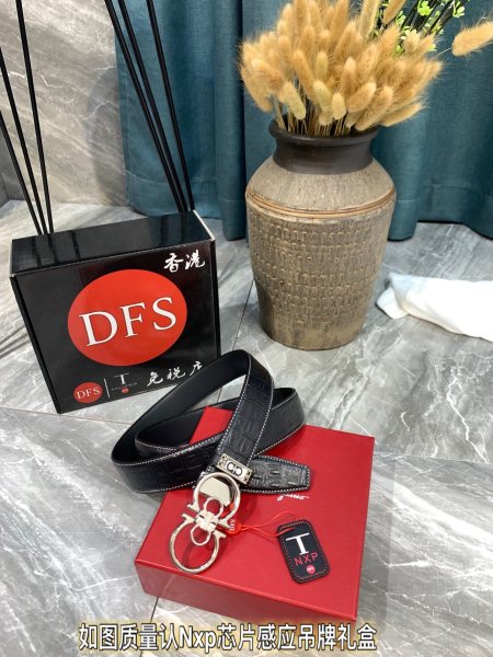 Streetwear Belt Ferragamo 319781 size:3.5cm