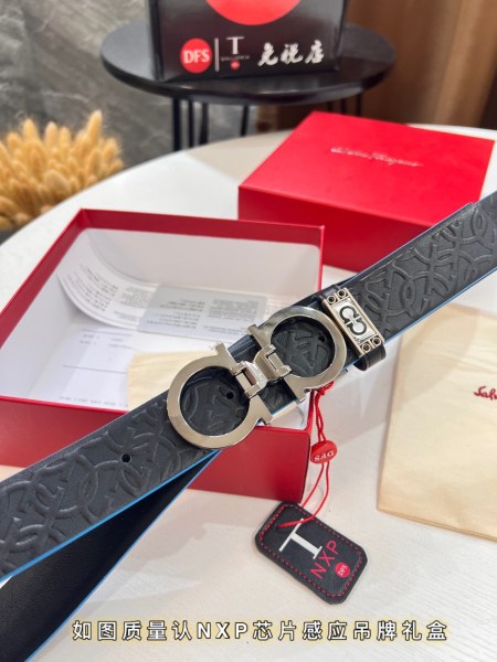 Streetwear Belt Ferragamo 319725 size:3.5cm