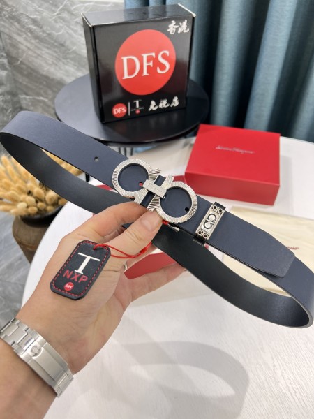 Streetwear Belt Ferragamo 319697 size:3.5cm