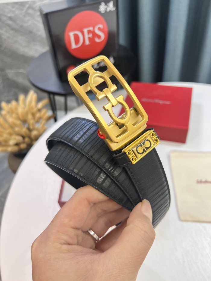 Streetwear Belt Ferragamo 319671 size:3.5cm