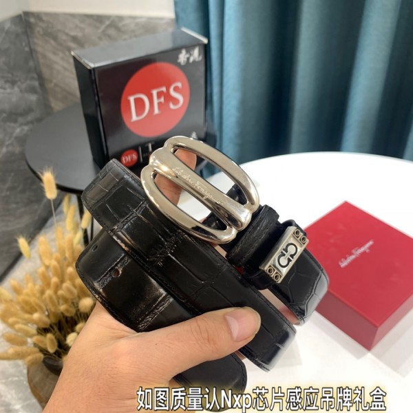 Streetwear Belt Ferragamo 319448 size:3.5cm