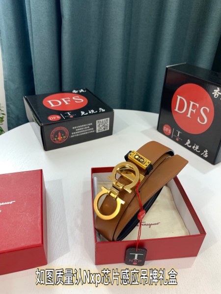 Streetwear Belt Ferragamo 319749 size:3.5cm