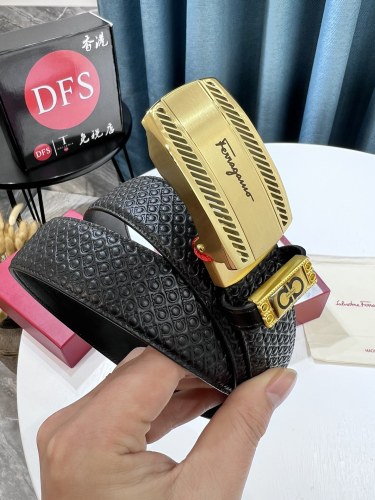 Streetwear Belt Ferragamo 319650 size:3.5cm