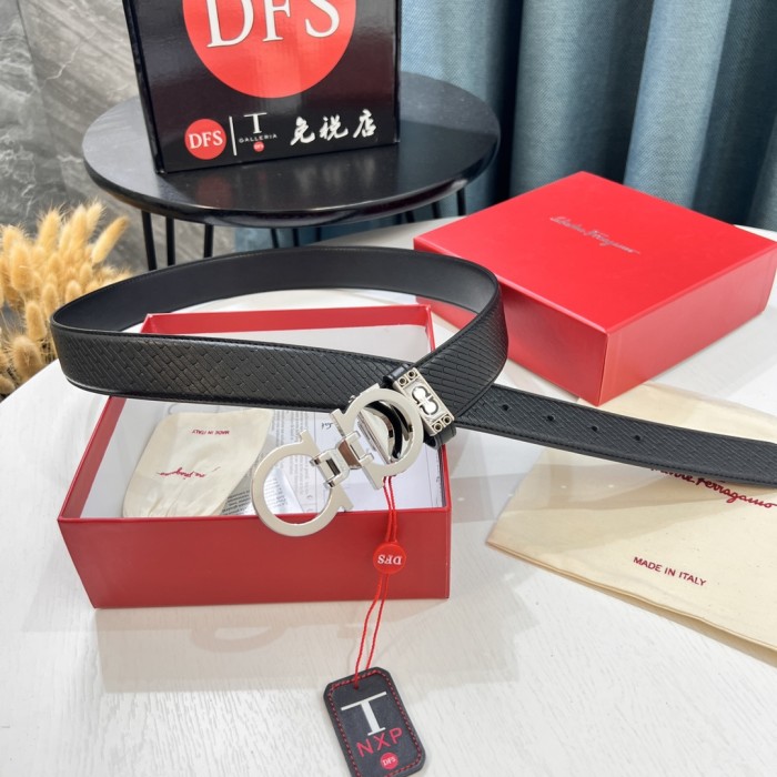 Streetwear Belt Ferragamo 319611 size:3.5cm