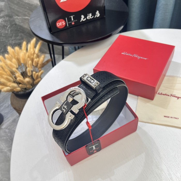 Streetwear Belt Ferragamo 319606 size:3.5cm