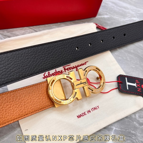Streetwear Belt Ferragamo 319809 size:3.5cm