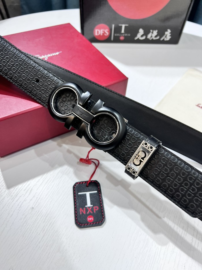 Streetwear Belt Ferragamo 319559 size:3.5cm