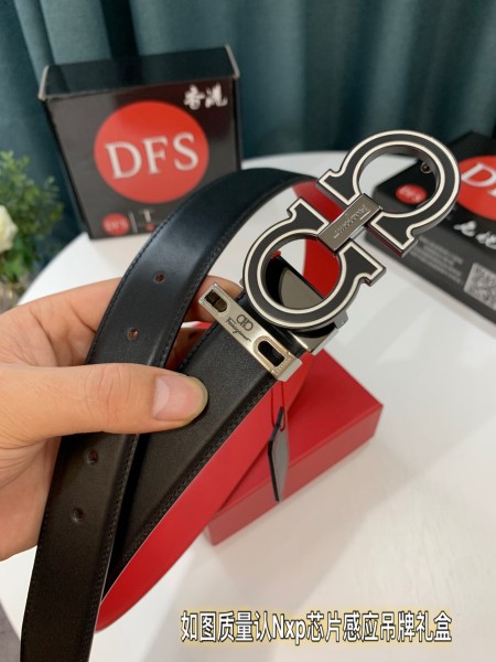 Streetwear Belt Ferragamo 319486 size:3.5cm