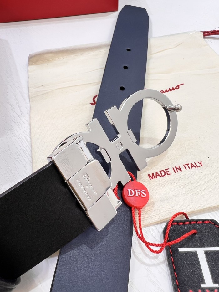 Streetwear Belt Ferragamo 319697 size:3.5cm