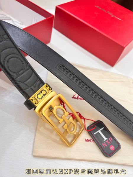 Streetwear Belt Ferragamo 319754 size:3.5cm