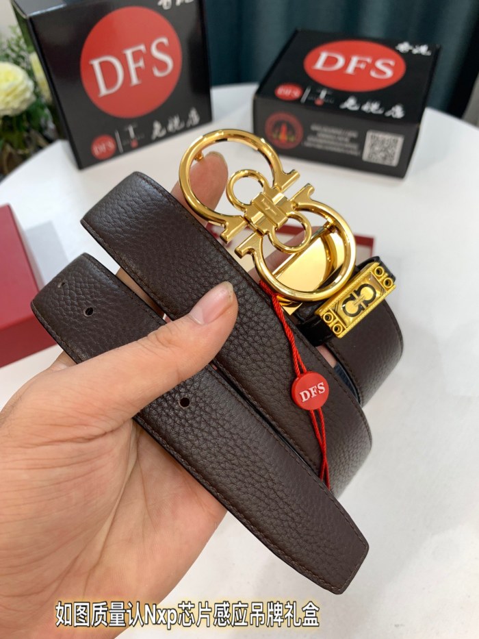 Streetwear Belt Ferragamo 319474 size:3.5cm