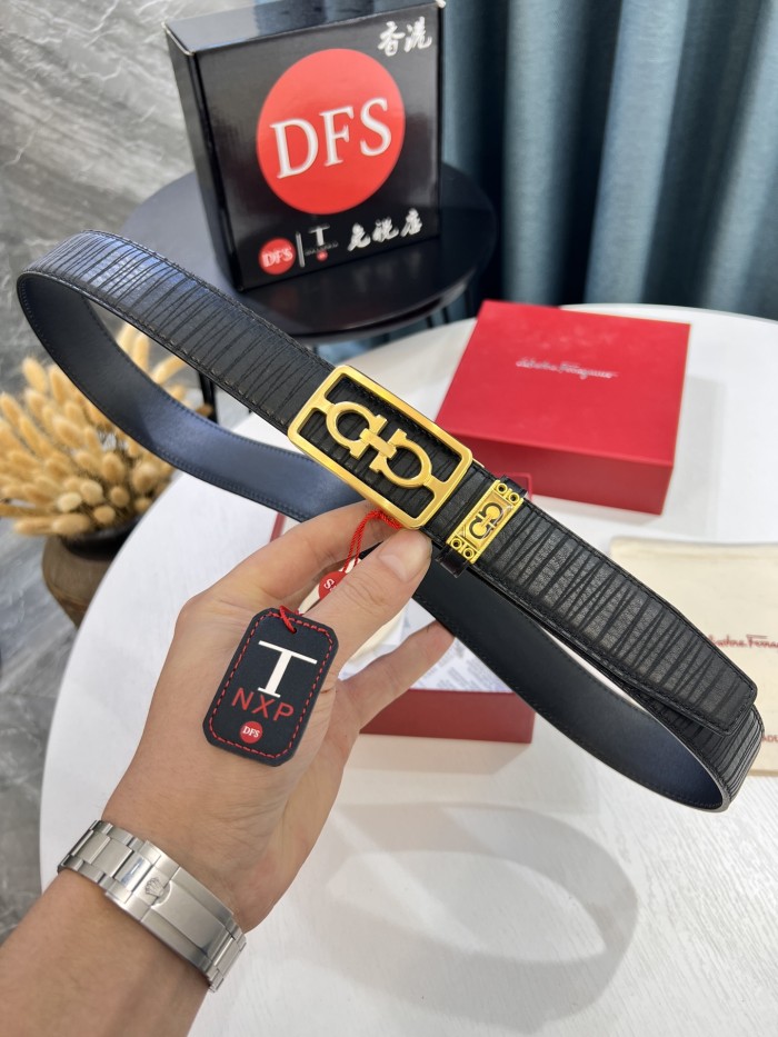 Streetwear Belt Ferragamo 319671 size:3.5cm