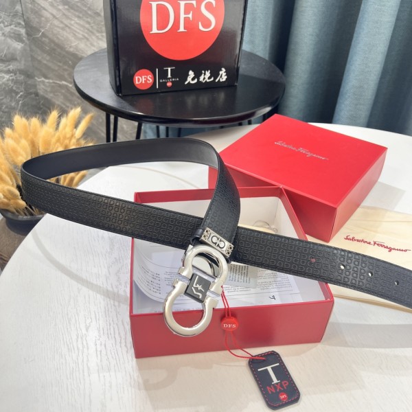 Streetwear Belt Ferragamo 319606 size:3.5cm