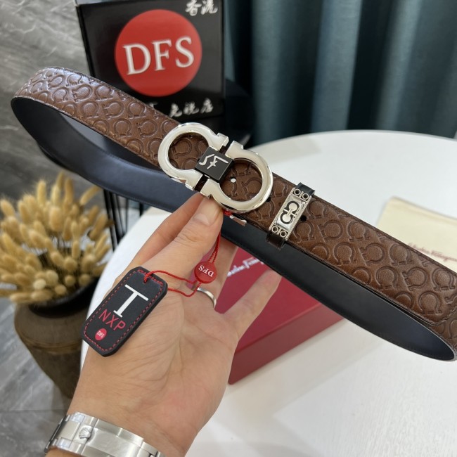 Streetwear Belt Ferragamo 319576 size:3.5cm