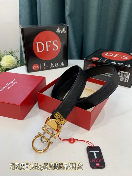 Streetwear Belt Ferragamo 319482 size:3.5cm