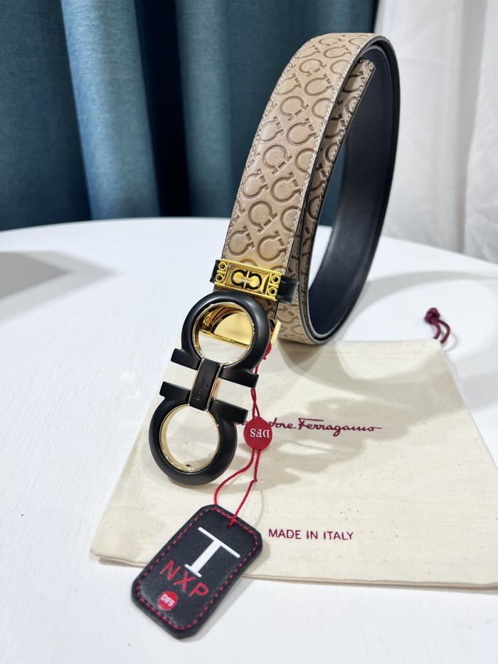Streetwear Belt Ferragamo 319558 size:3.5cm