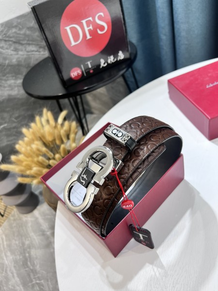 Streetwear Belt Ferragamo 319550 size:3.5cm