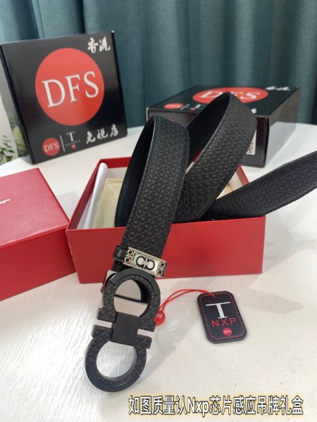 Streetwear Belt Ferragamo 319492 size:3.5cm