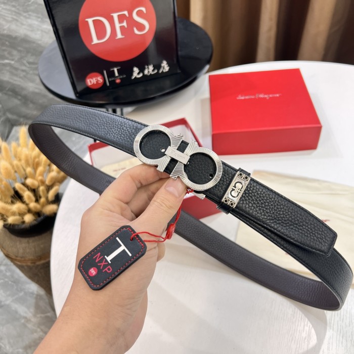 Streetwear Belt Ferragamo 319717 size:3.5cm