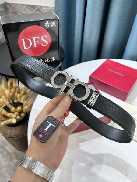 Streetwear Belt Ferragamo 319617 size:3.5cm