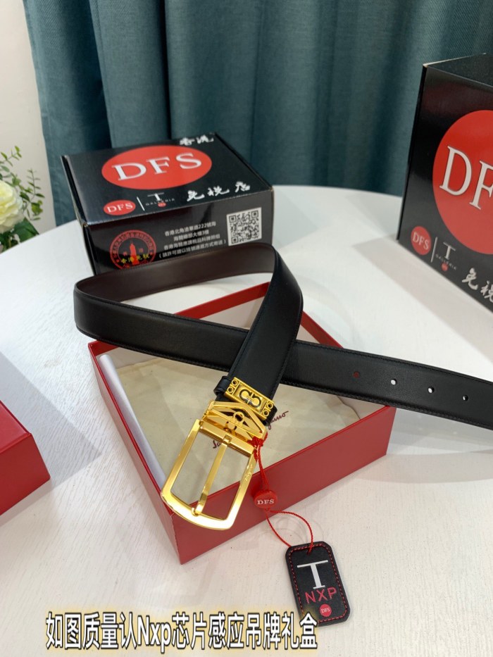 Streetwear Belt Ferragamo 319478 size:3.5cm