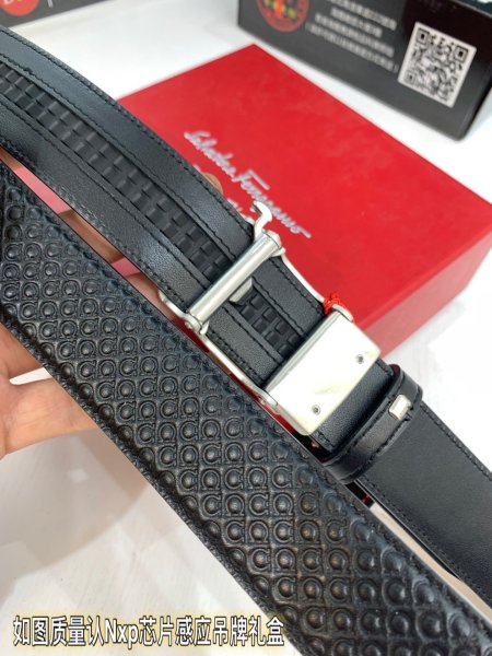 Streetwear Belt Ferragamo 319460 size:3.5cm