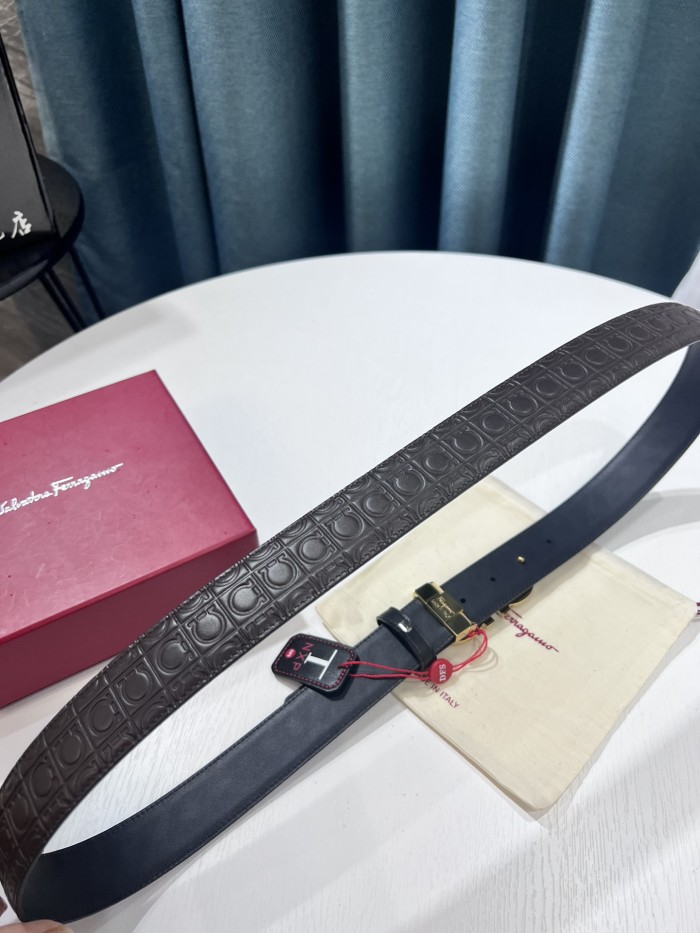 Streetwear Belt Ferragamo 319555 size:3.5cm