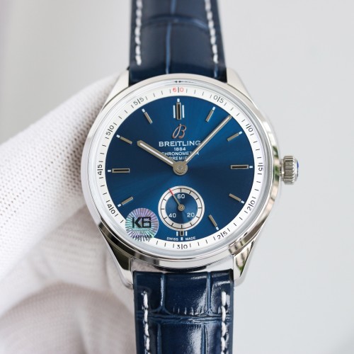 BREITLING Pure Elegance Collection Automatic Mechanical Movement Men's Watches Watch Blue Dial