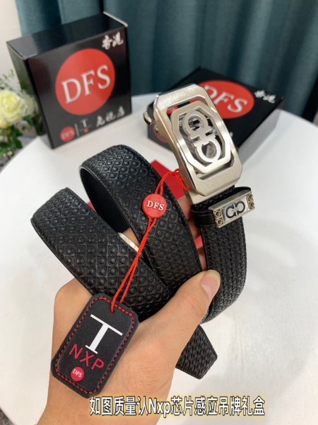 Streetwear Belt Ferragamo 319460 size:3.5cm