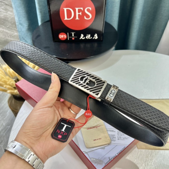 Streetwear Belt Ferragamo 319568 size:3.5cm