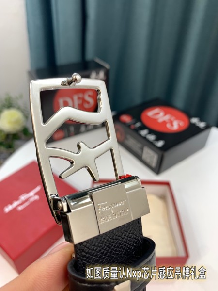 Streetwear Belt Ferragamo 319621 size:3.5cm