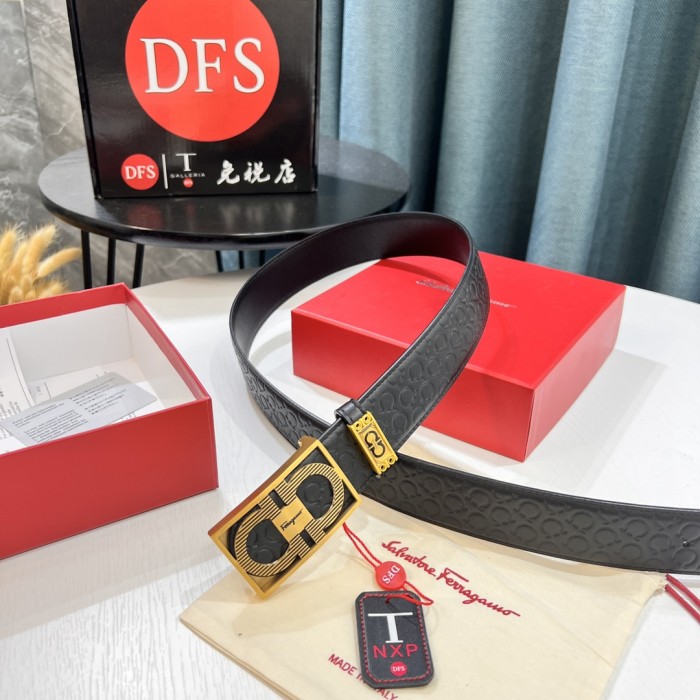 Streetwear Belt Ferragamo 319733 size:3.5cm