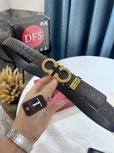 Streetwear Belt Ferragamo 319555 size:3.5cm