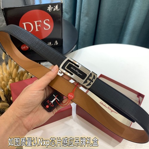 Streetwear Belt Ferragamo 319509 size:3.5cm