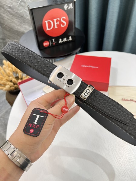 Streetwear Belt Ferragamo 319676 size:3.5cm