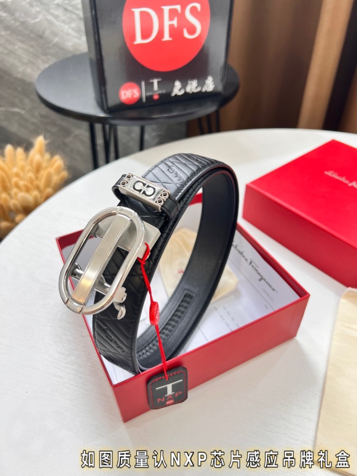 Streetwear Belt Ferragamo 319712  size:3.5cm