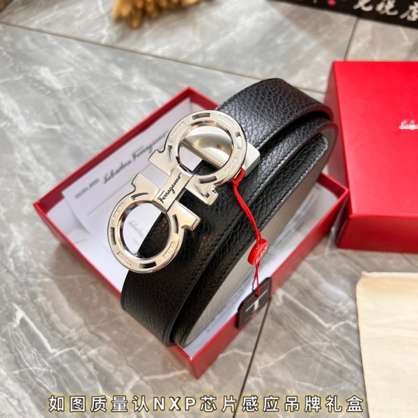 Streetwear Belt Ferragamo 319808 size:3.5cm