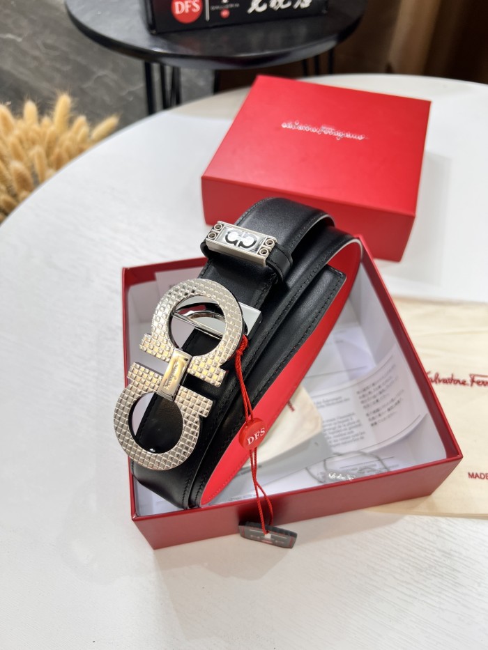 Streetwear Belt Ferragamo 319665 size:3.5cm