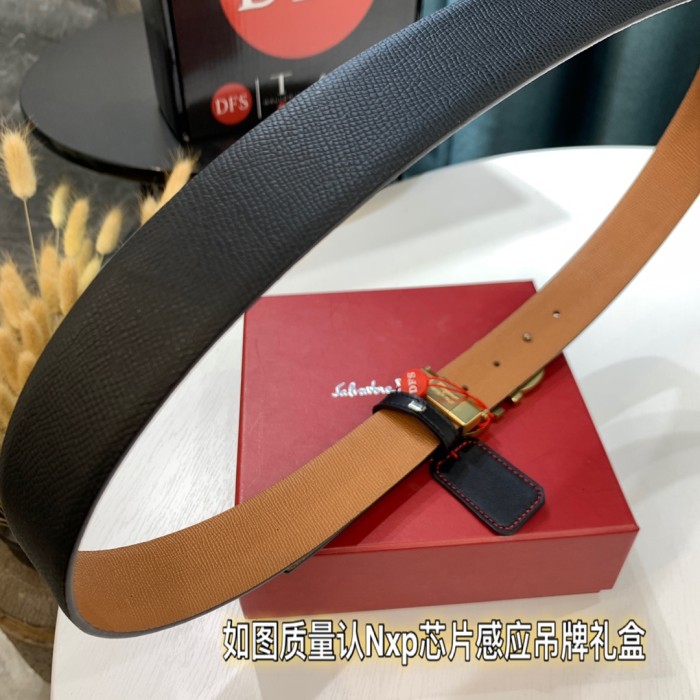 Streetwear Belt Ferragamo 319444 size:3.5cm
