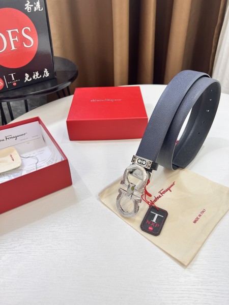 Streetwear Belt Ferragamo 319690 size:3.5cm