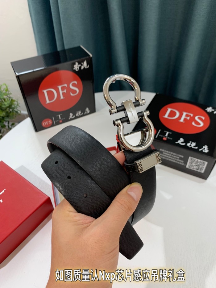 Streetwear Belt Ferragamo 319505 size:3.5cm