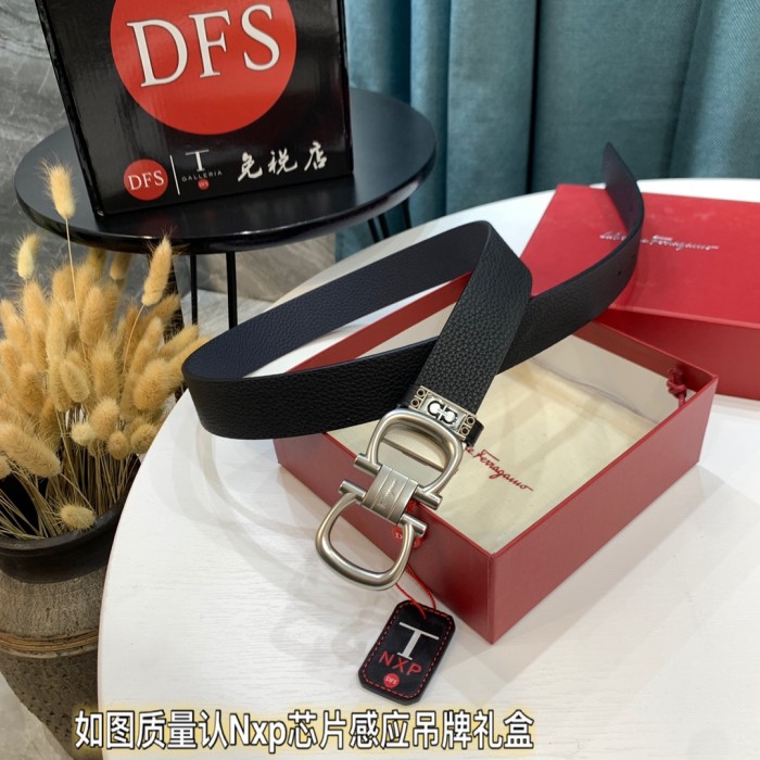 Streetwear Belt Ferragamo 319679 size:3.5cm
